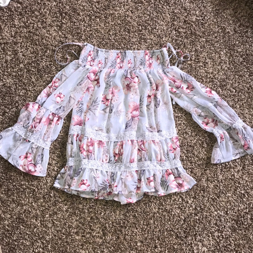 Off the shoulder blouse